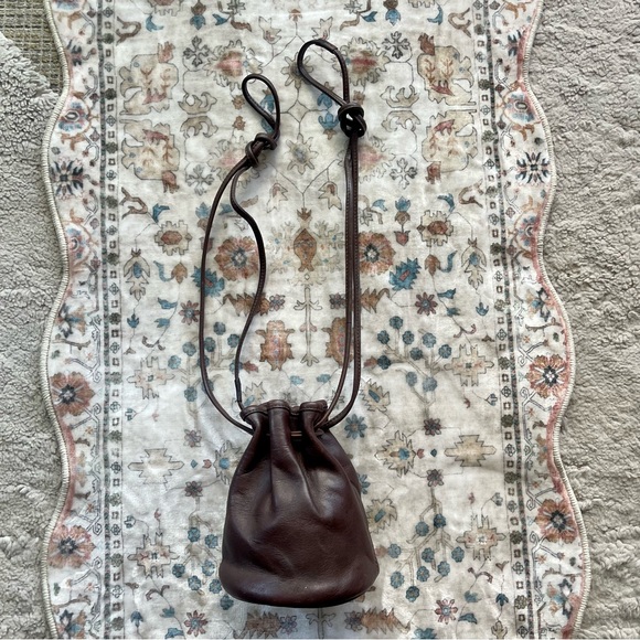 Coach Vintage Littleton Brown Leather Drawstring Bag - Picture 6 of 15